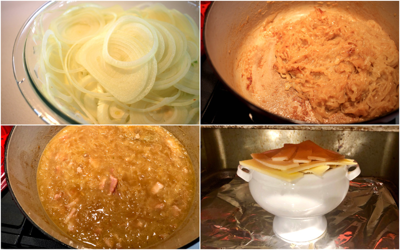 Illustration for article titled Cooking through Anthony Bourdain's Les Halles Cookbook must begin with French onion soup